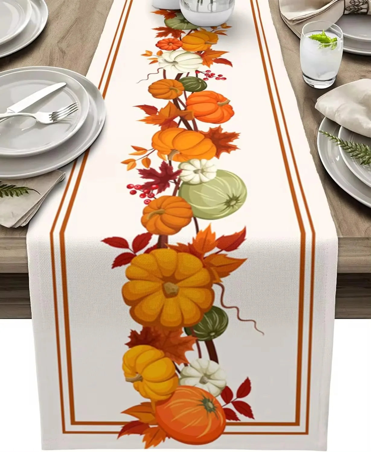 Fall Thanksgiving Table Runner