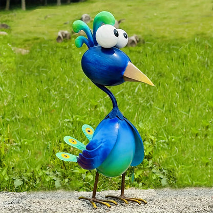 Peabody Peacock Sculpture