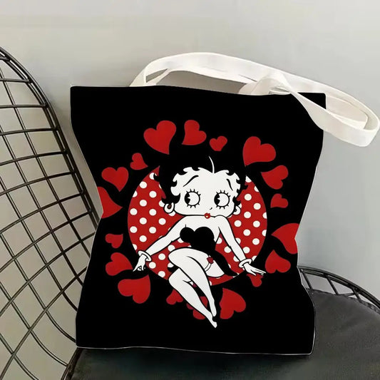 Betty Boop Canvas Tote