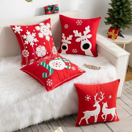 Cartoon Christmas Cushion Cover