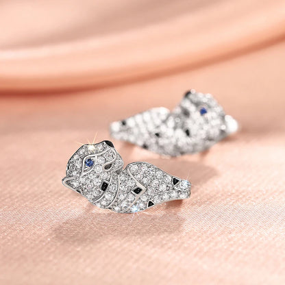 Leopard Cubs Loop Earrings