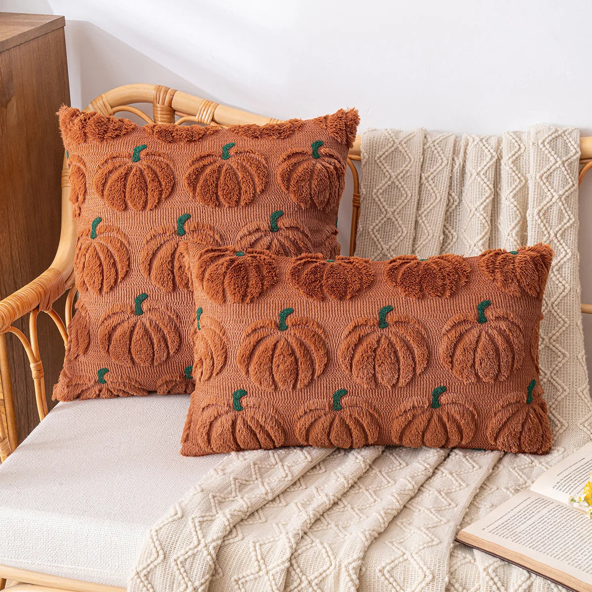 Pumpkin Throw Cushion Cover