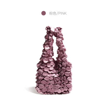 Rochelle Ruched Bubble Tote