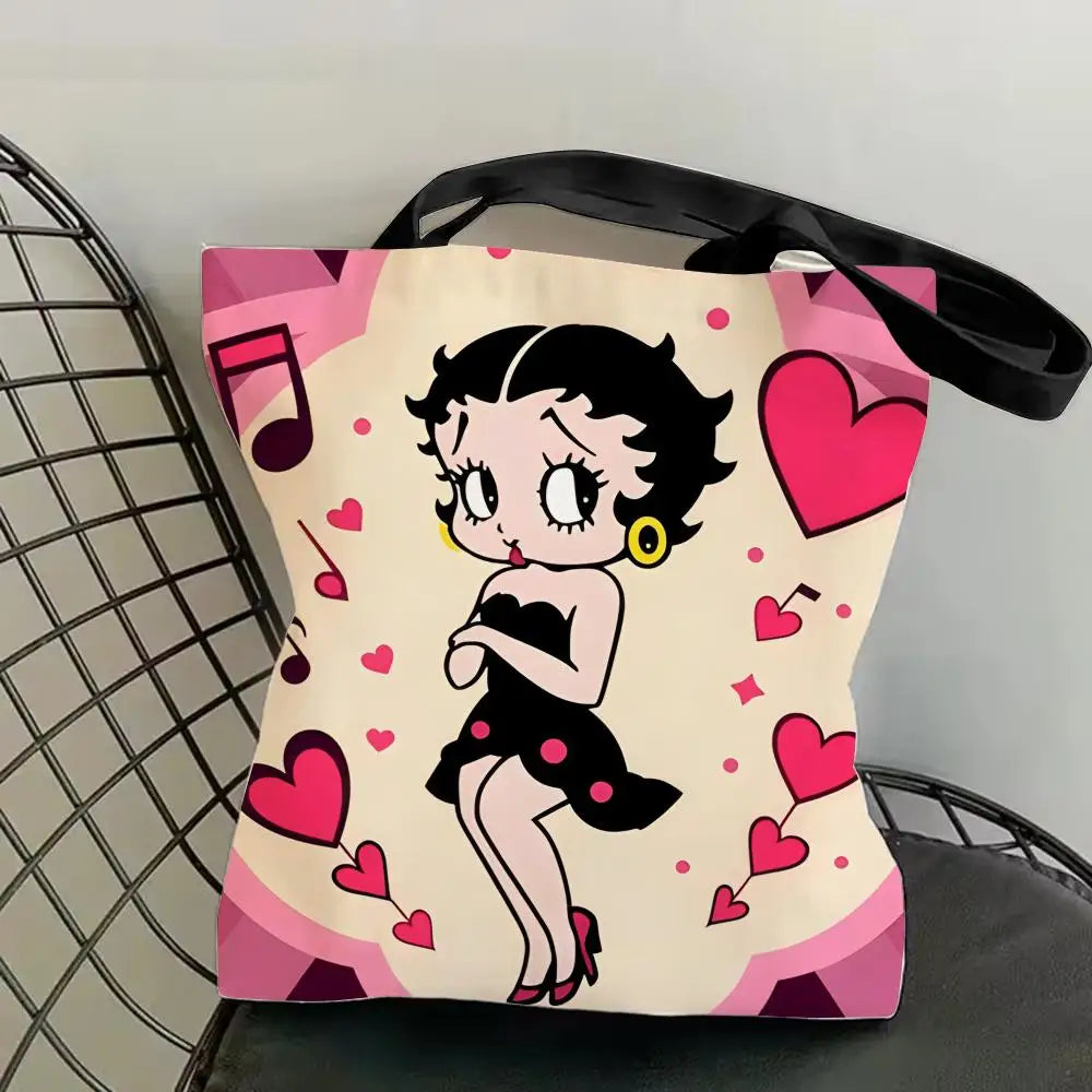 Betty Boop Canvas Tote