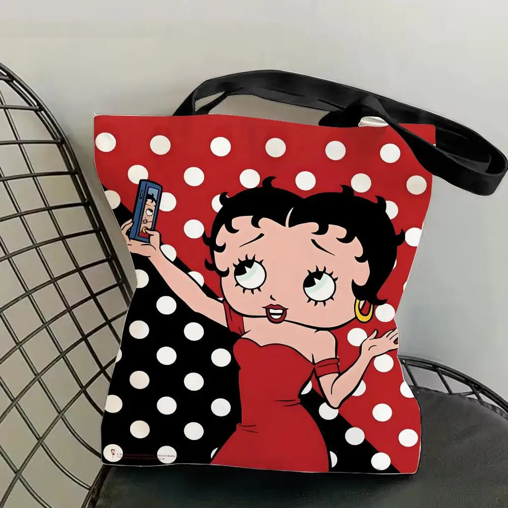 Betty Boop Canvas Tote
