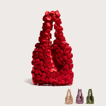 Rochelle Ruched Bubble Tote