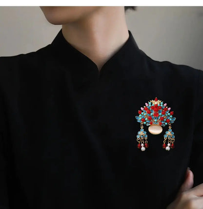 Royal Phoenix  Crest  Brooch