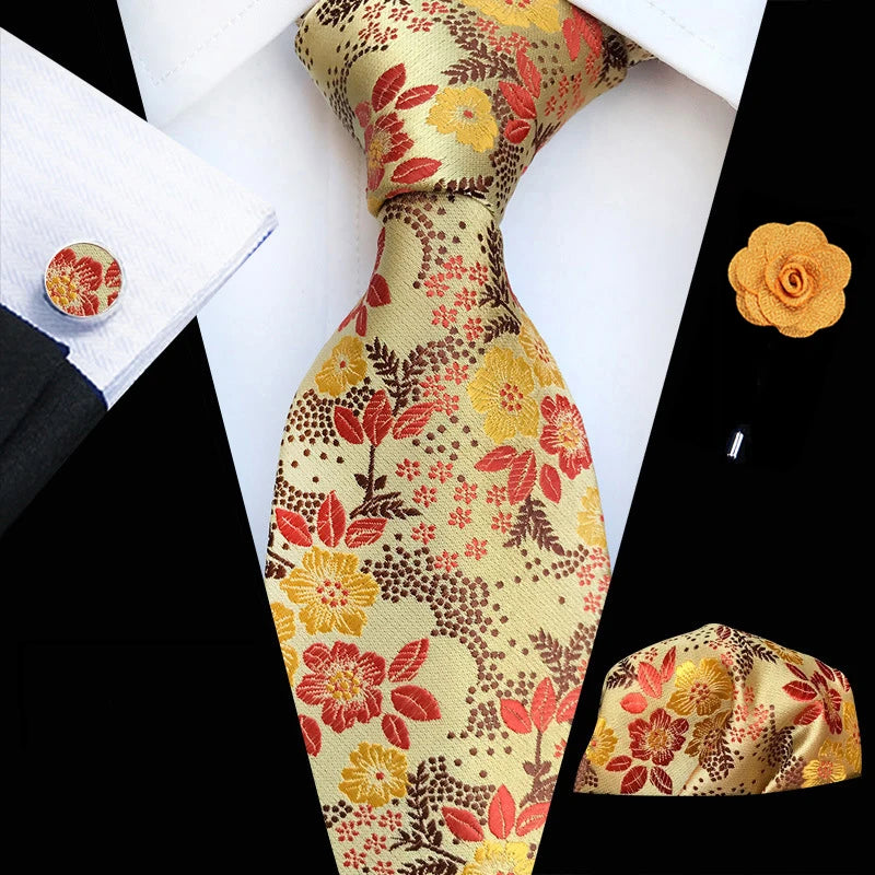 Floral Tie Set