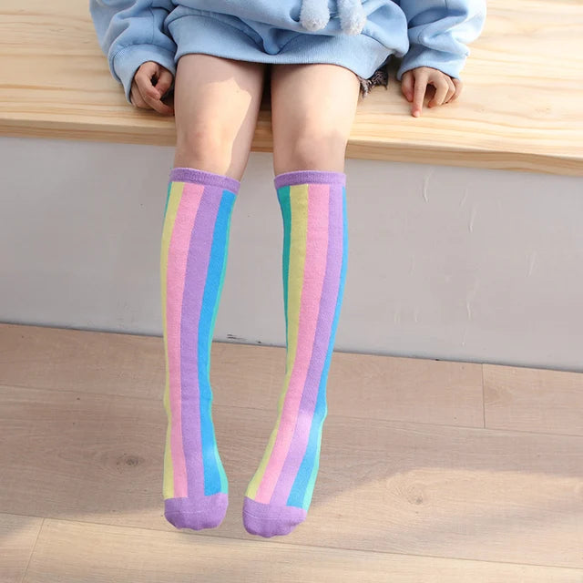 Kawaii Kids Knee-High Candy Sox