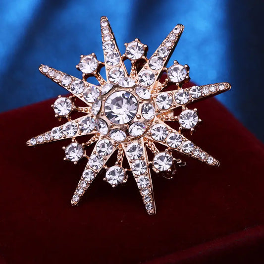 Starr Snowflake Brooch