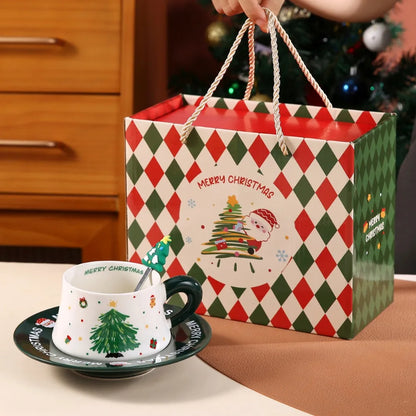 Christmas Ceramic Cup Set