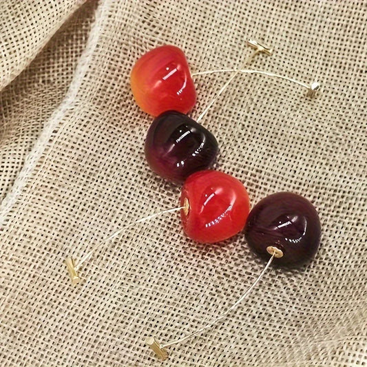 Sweet Cherry Drop Earrings
