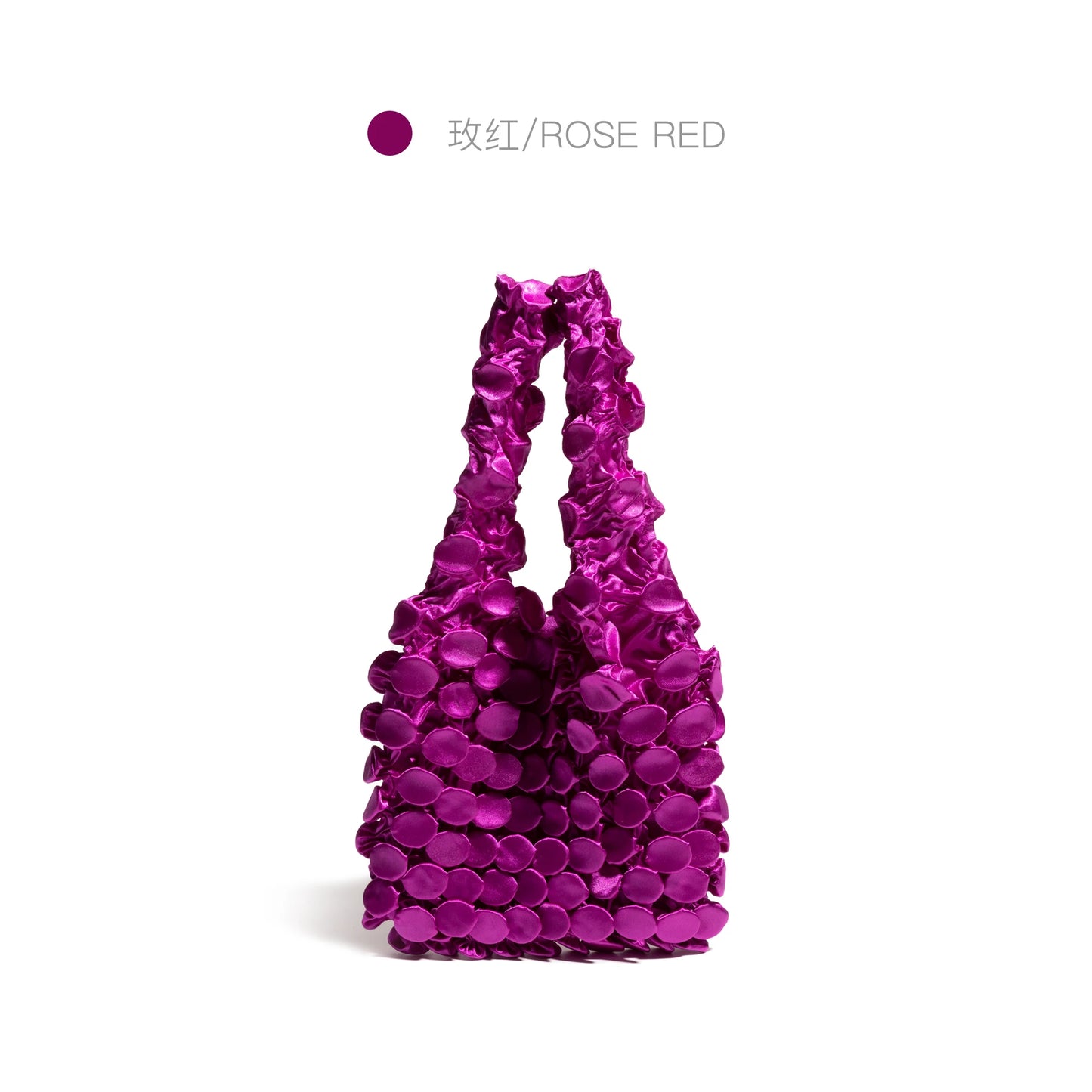 Rochelle Ruched Bubble Tote