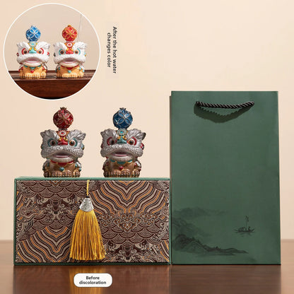 Lucky Lion Color Changing Tea Pet