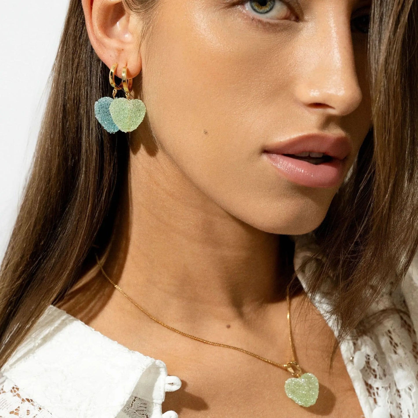 Jewel Gummy Pearl Earrings