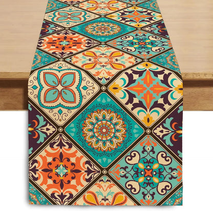 Miki Vintage Boho Design Table Runner