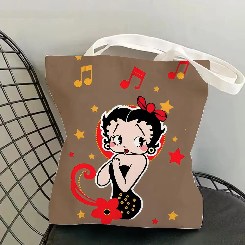 Betty Boop Canvas Tote