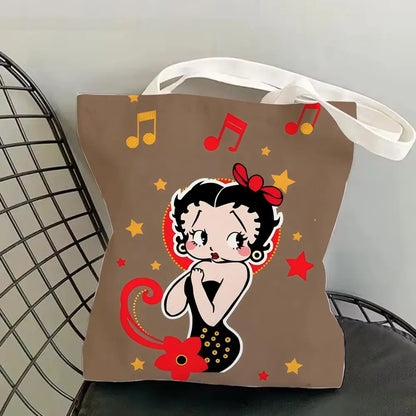 Betty Boop Canvas Tote