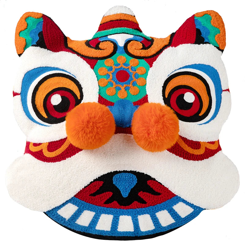 Prosperity Lion and Koi Plush