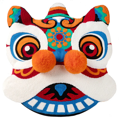 Prosperity Lion and Koi Plush