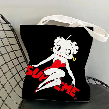Betty Boop Canvas Tote
