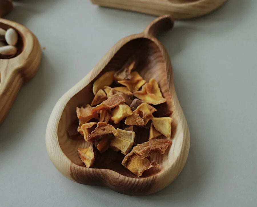 Wooden Autumn Snack Plate