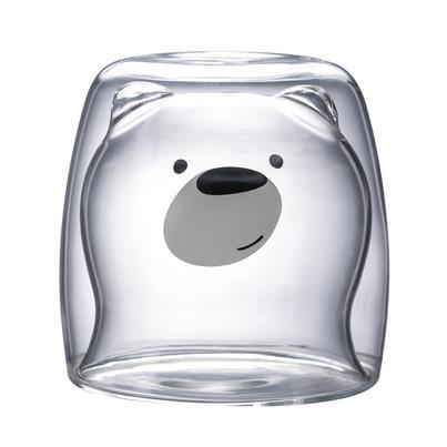 MAD™ Cute Animal Double-Walled Glass (250ml)