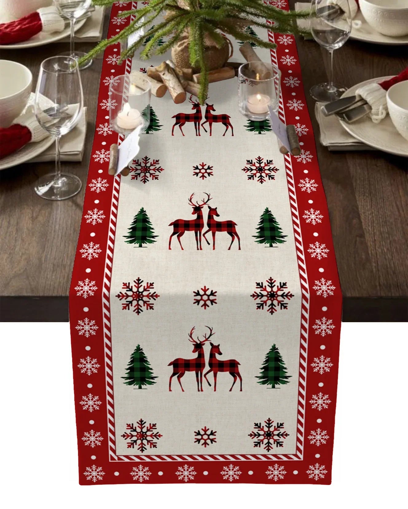 Christmas Pine Table Runner