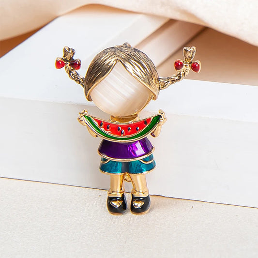 Thais Anime Character Brooches