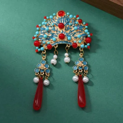 Royal Phoenix  Crest  Brooch