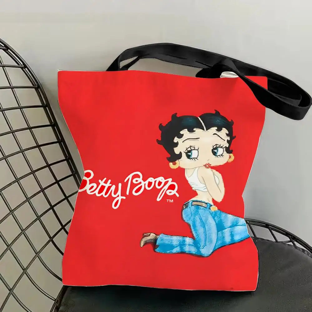 Betty Boop Canvas Tote