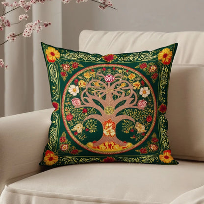 Tree Art Cushion Cover (Double Sided)