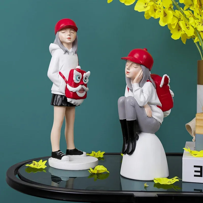 East Meets West Figurines
