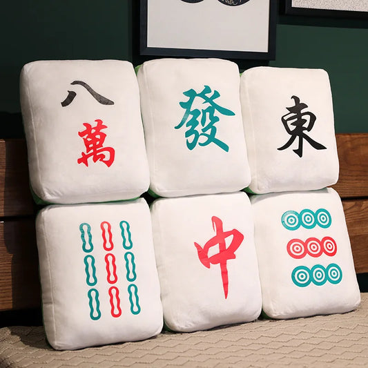 Giant Mahjong Tiles Pillows