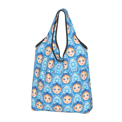 Russian Doll Design Eco Shopping Bag