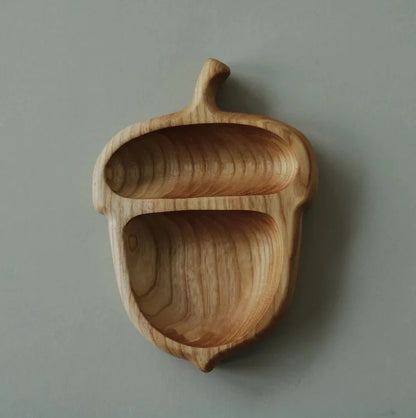 Wooden Autumn Snack Plate