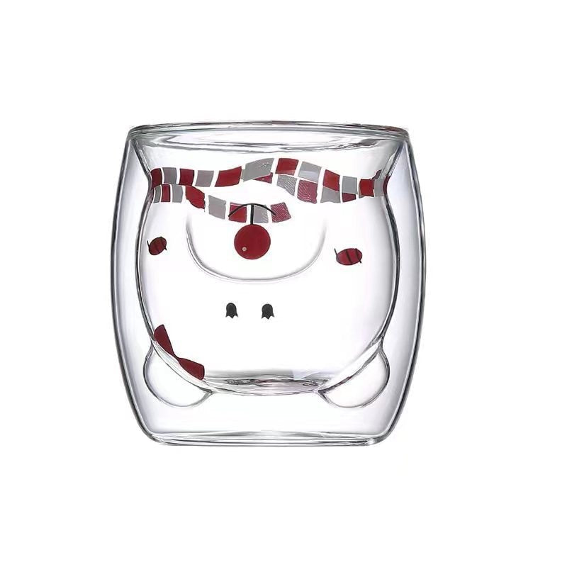 MAD™ Cute Animal Double-Walled Glass (250ml)